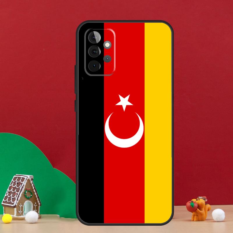 Republic of Turkey Realistic Flag Case For Samsung Galaxy A54 A06 A16 A26 A36 A56 A53 A32 A52 A33 A13 A55 A35 A15 A14 A34 A17