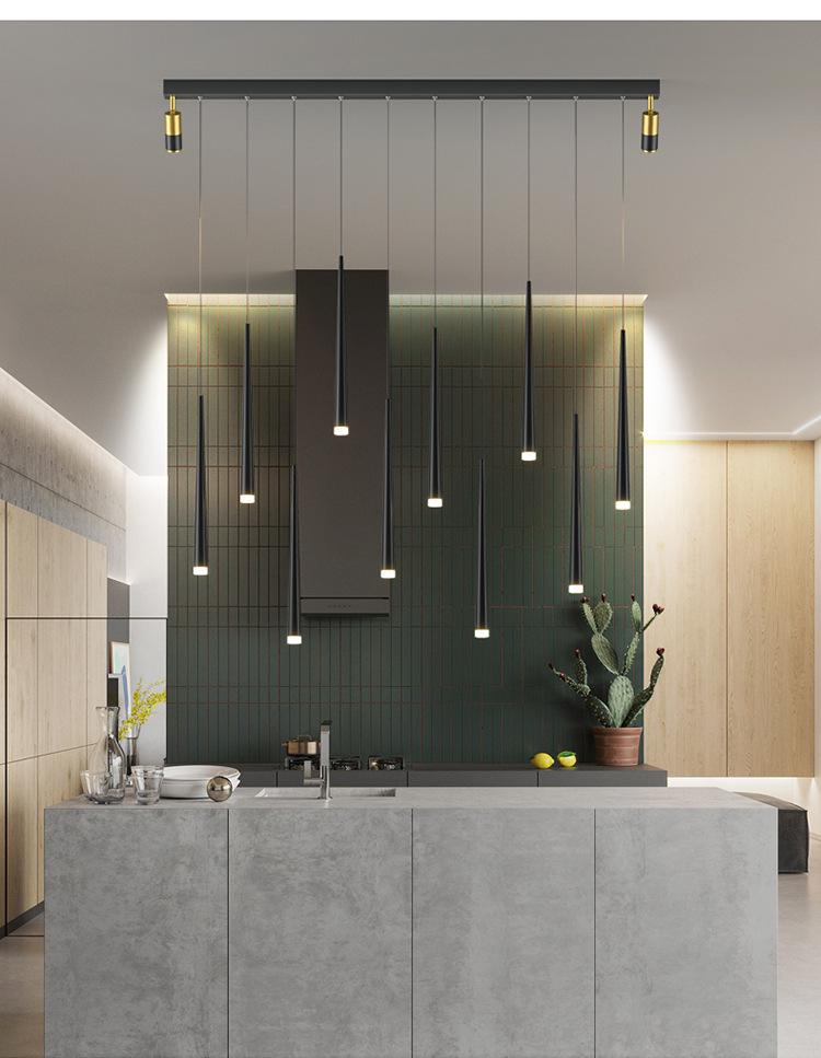 2025 Modern Restaurant Chandelier: Simple LED Spotlight Bar Light, Creative Dining Room Luxury Lighting