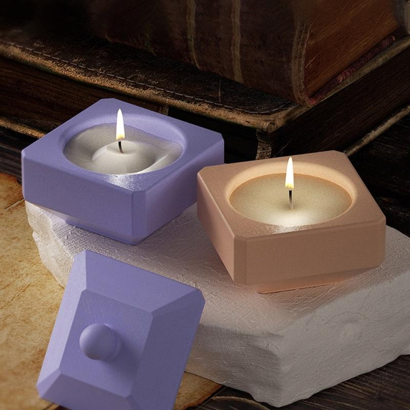 Silicone Storage Box Mould Jewelry Box Moulds Square Shaped Resin Mold Storage Container Molds with Lid for DIY Crafts