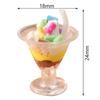 Drink 1/2Pcs Ice Cream Cups Cocktail Glass Model Pretend Play Mini Food Fit Play House Toy Doll Accessories Dollhouse Miniature