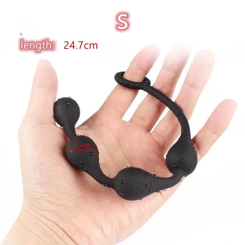 Super Long Anal Beads Anal Plug Prostate Massage Big Butt Plug Vaginal Balls Anal Stimulation Pull Bead Dildo Deep Anal sex Toy