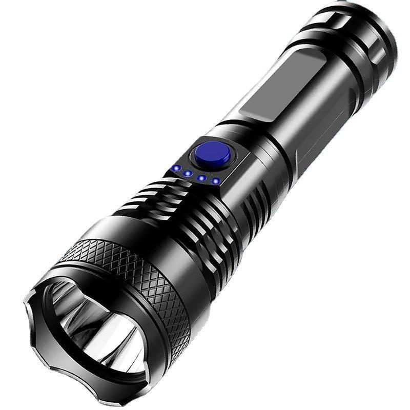 

Мощный светодиодный фонарик USB перезаряжаемая лампа сверхдальнего действия лампа сильного света для кемпинга на открытом воздухе портативный водонепроницаемый свет basis,1pc