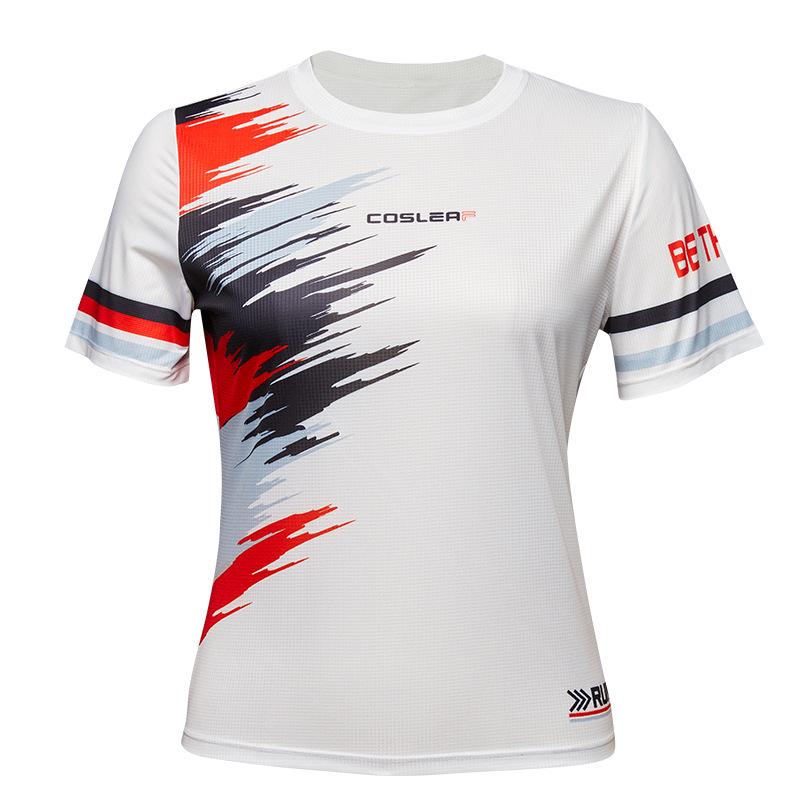 

Женская быстросохнущая футболка для бадминтона, приталенного кроя с модным принтом, с коротким рукавом, подчеркивающая талию, с круглым вырезом, для бега и фитнеса 2X-Large