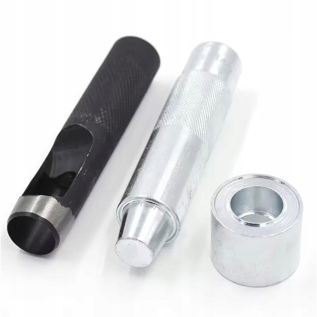 Rosfix Złoty Zestaw Oczek do Plandek 12mm – 100 Metalowych Oczek z Dziurkaczem i Zakuwakiem | Odporne na Korozję | Do Namiotów i Banerów