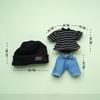 Dress Up Doll Clothes Knitted Hat Doll Jeans Pants Dolls Accessories Doll T-shirt  Bjd Doll