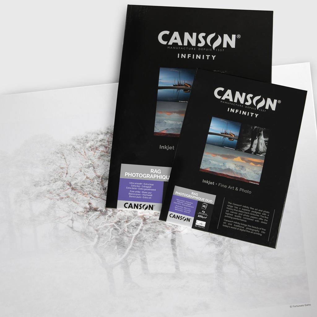 Canson Infinity Rag Photographic Duo Photo Paper, A4, 10 Sheets, 06211015 [Officially Imported]