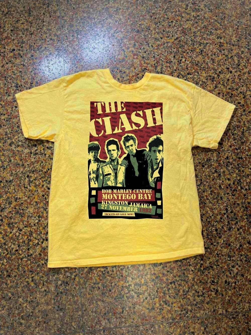 Rare! The Clash Band Cotton Shirt Unisex TU506 XXXXL