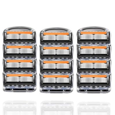 Gillette ProGlide Electric Razor Replacement Blades, 5-Blade, Fusion/ProShield Compatible, 12-Pack (Black)