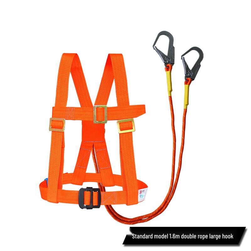 Safety Harness with Double Lanyard
