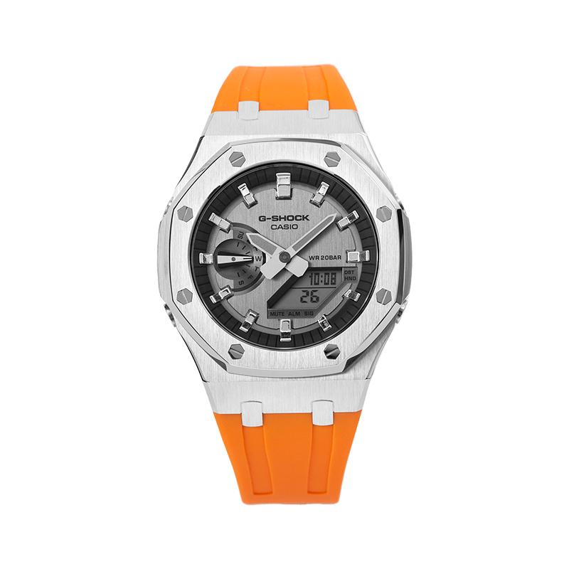 CASIO Unisex Full Metal Series 44.5mm Watch GM-2100MF-5A(Team788--) Orange