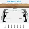 Game Console Under Desk Storage Rack for P5 Disc & Digital Edition Controller Organiser Bracket Holder Stand Accessory