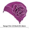 Turban Breathable Elastic Flower Cap Baggy Hats for Patient Cancer