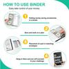 100 days Envelope Challenge Binder Save Savings Challenges Loose-Leaf Binder Budget Binder With Cash Envelopes Money Organizer
