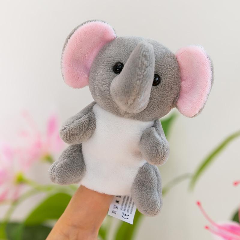 Forest Animal Finger Doll Panda Plush Toy Children Ocean Shark Doll