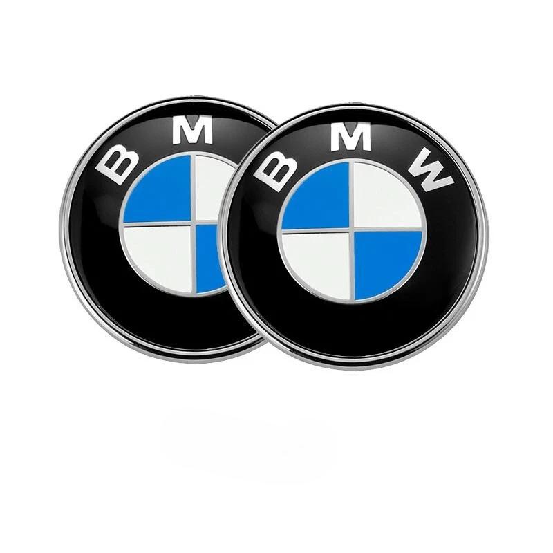 2pcs/set 82mm or 74mm for BMW X1 X3x30f34f36 car hood badge ABS badge accessories for car trunk.2 stuck feet