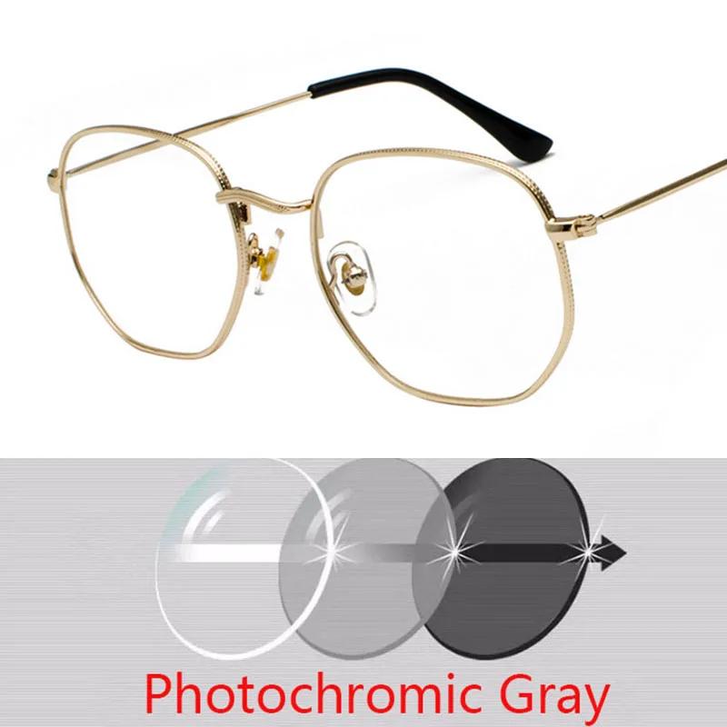 Irregular Myopia Sunglasses Eyeglasses UV Driving Eye Glasses Fashion Men Prescription Diopter Eyewear 0 -0.5 -0.75 To -6.0