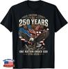 250 Anni Fede Libertà Eredità Aquila 250° Anniversario USA Maglietta