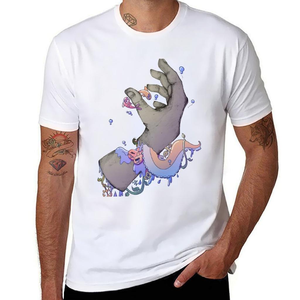 Digitalink Hand Tshirt Stylish Graphic Short Sleeve Top