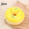 Realistic Donut Toy Squeeze Soft Slow Rebound Stress Relief 7cm Cute Reliever Simulation for Kids Adults Desktop Decoration Baking Prop Photo