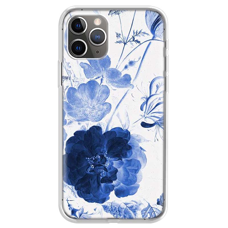 Blue and white porcelain Phone Case For iPhone 17 Air 11 13 Mini 14 15 Plus 16 12 Pro Max 16E SE 7 8 Pattern Soft TPU Back Cover
