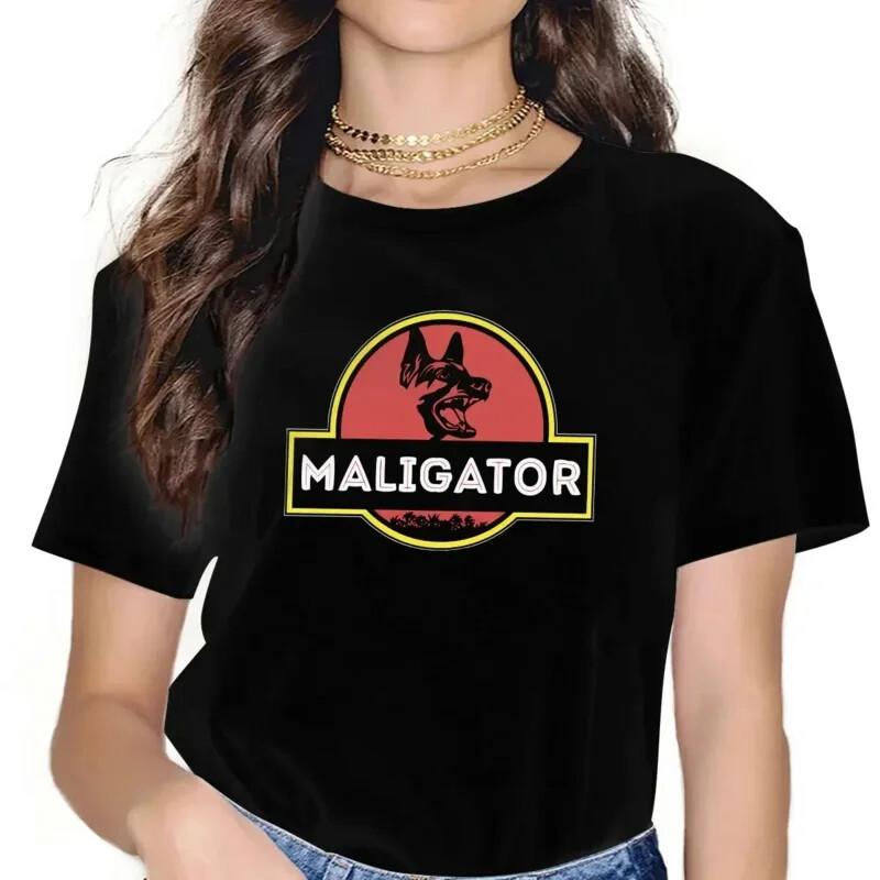 Malinois Dog Maligator Belgian T Shirt Vintage Fashion Women s Polyester Tshirt Unisex T-Shirt XXL