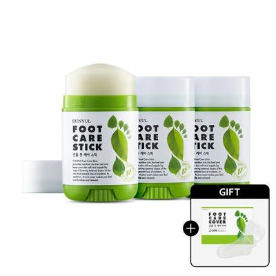 Foot Care Sticks 20g X 3 [+Free Gift: 20 Hygienic Covers] / Foot Exfoliation, Heel Calluses, Moisturizing Foot Cream