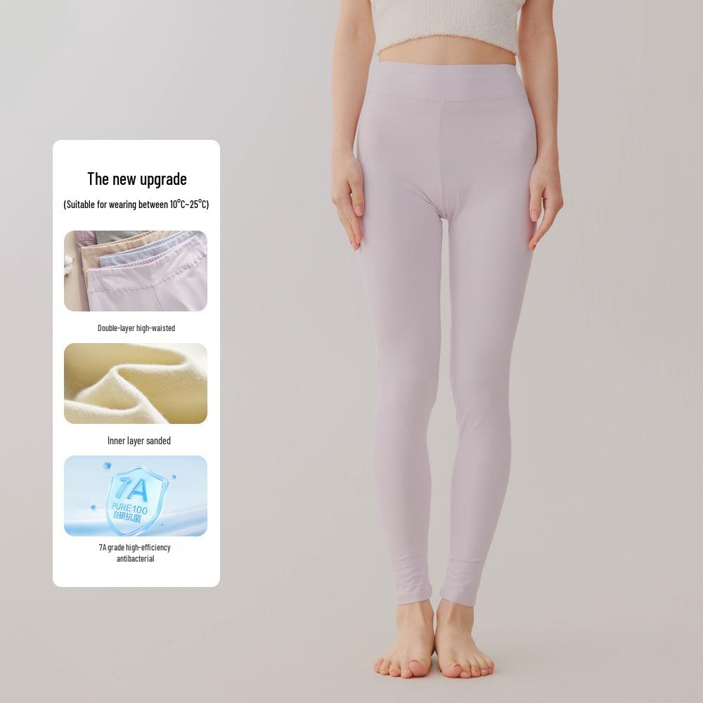 "2023 Women's High Waist Autumn Cotton Leggings - Slim Fit, Versatile, Thin, and Lengthened Design"