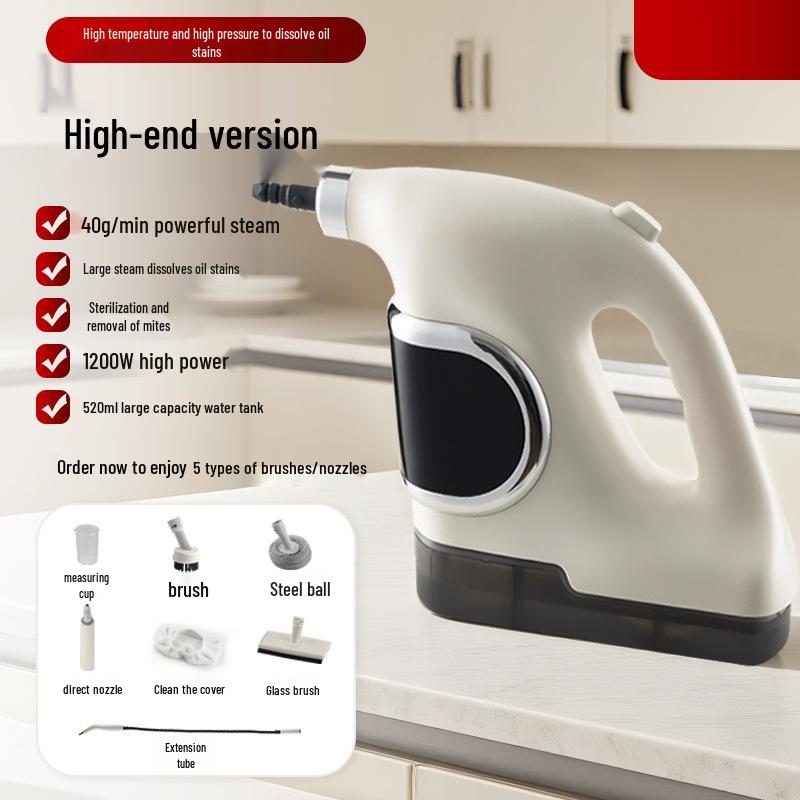 Multi-Functional High-Pressure Steam Cleaner for Kitchen Range Hood