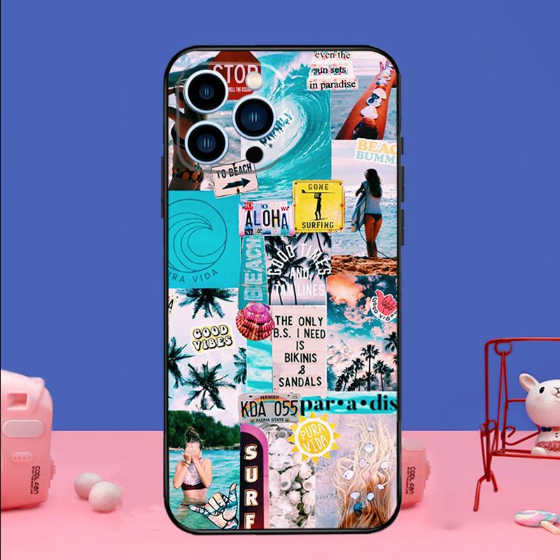 

Surf Surfing Phone Case For iPhone 17 16 15 13 11 12 14 Pro Max mini 15 16 Plus 16e 17 Air Bumper Cover iPhone 12 mini