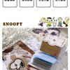 Snoopy Cartoon Large Capacity Soft PU ID Holder with Multiple Card Slots