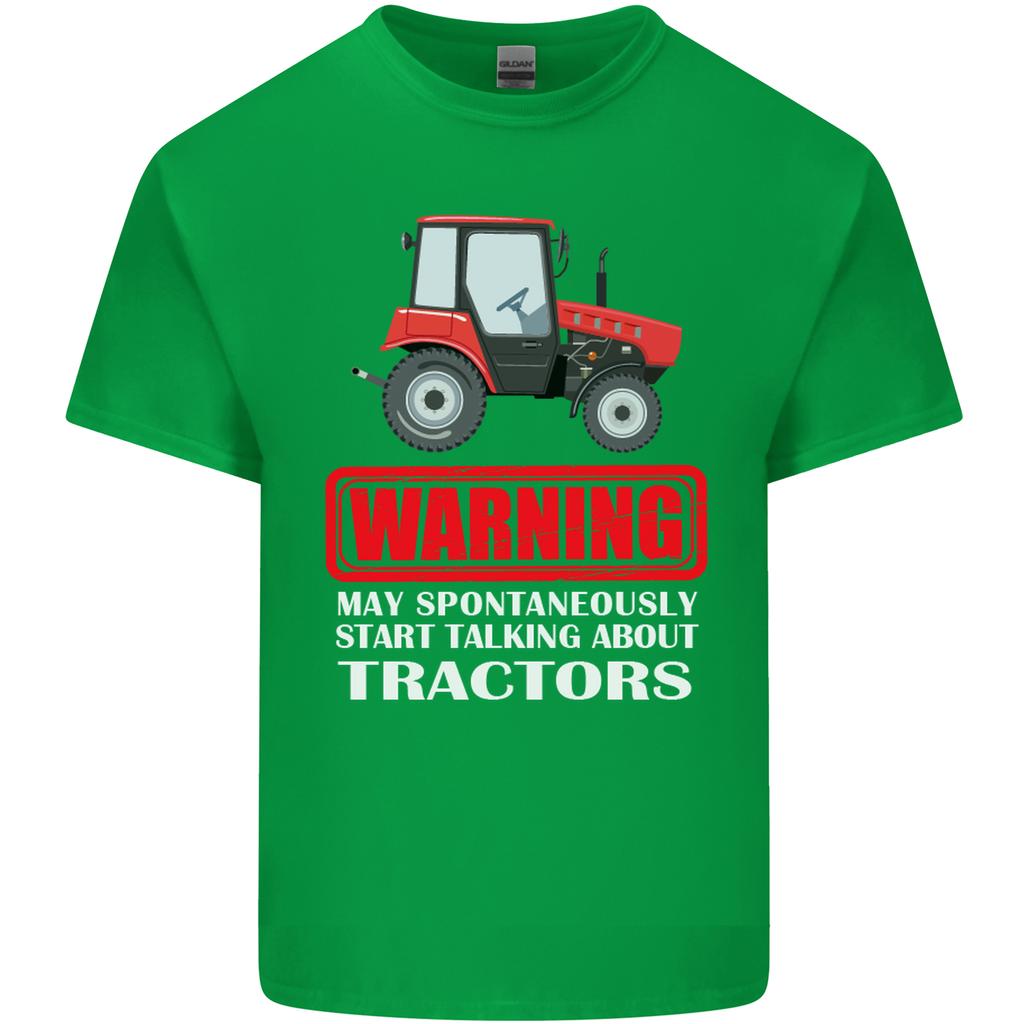 Talking About Tractors Funny Farmer Farm Unisexs Light Cotton TShirt