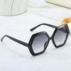 Sunglasses, Vintage Polygonal Glasses, Women'S Large Frame Sunglasses 9054