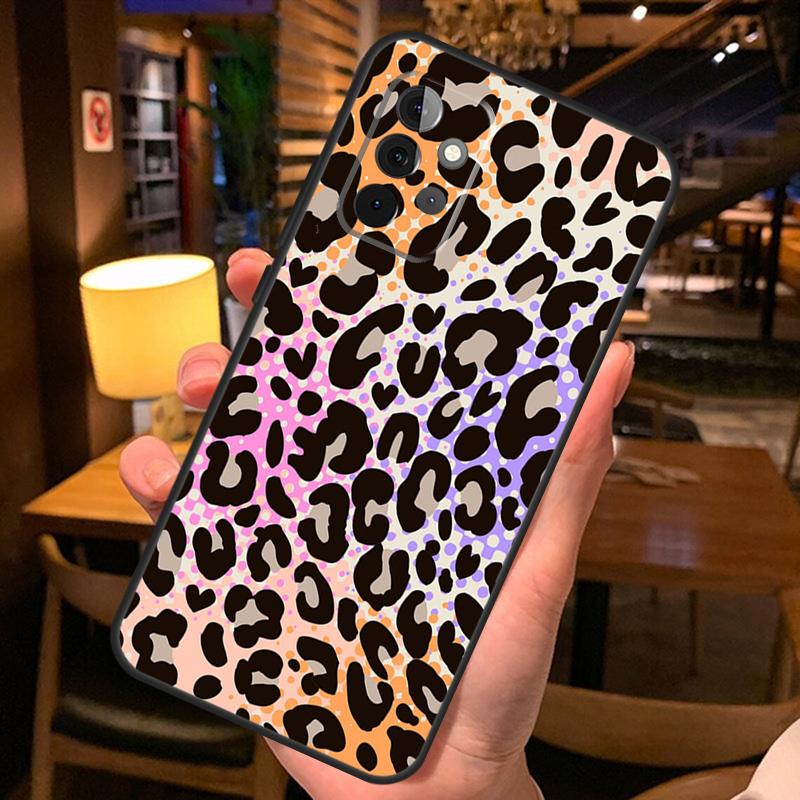 

CAMOUFLAGE LEOPARD PRINT Case For Samsung Galaxy A16 A06 A26 A36 A56 A52 A53 A33 A13 A34 A54 A14 A15 A35 A55 A22 A32 Samsung A55