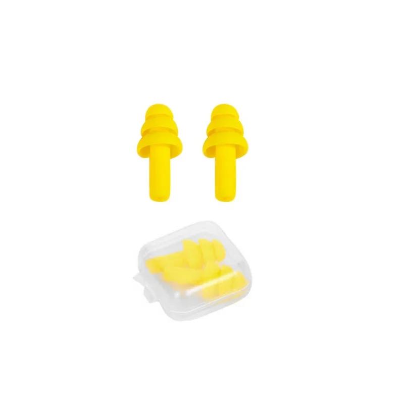 5/2/1Pairs Soft Silicone Earplugs Comfort Noise Reduct Earplugs Protective Sleep Reusable Waterproof Swimming Ear Plug With Box