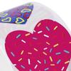 500 Pieces Funky Heart Stickers Self Decorative Sealing Labels Valentine's Day