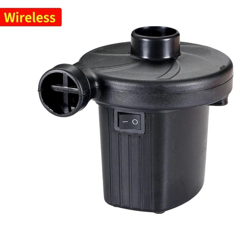 220V/12V Elektrische Aufblaspumpe Schneller Luftfüllkompressor mit 3 Düsen für Auto Camping Rettungsboje Boot Kissen