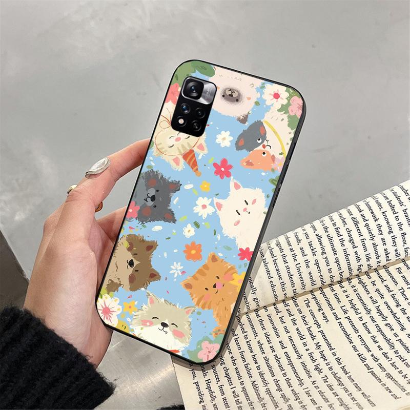 

Phone Case For Xiaomi Poco C71 15T 14T Pro Redmi note 15 14 14 13 Pro Redmi A5 15C 13C Japan INS Cartoon Cute Cat Girl Redmi Note 14 Pro 5G