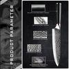 8 Inch Japanese Kitchen Knives VG10 Damascus Chef Knife 67 Layers Stainless Steel Gyuto Knife Sushi Sashimi Slicing