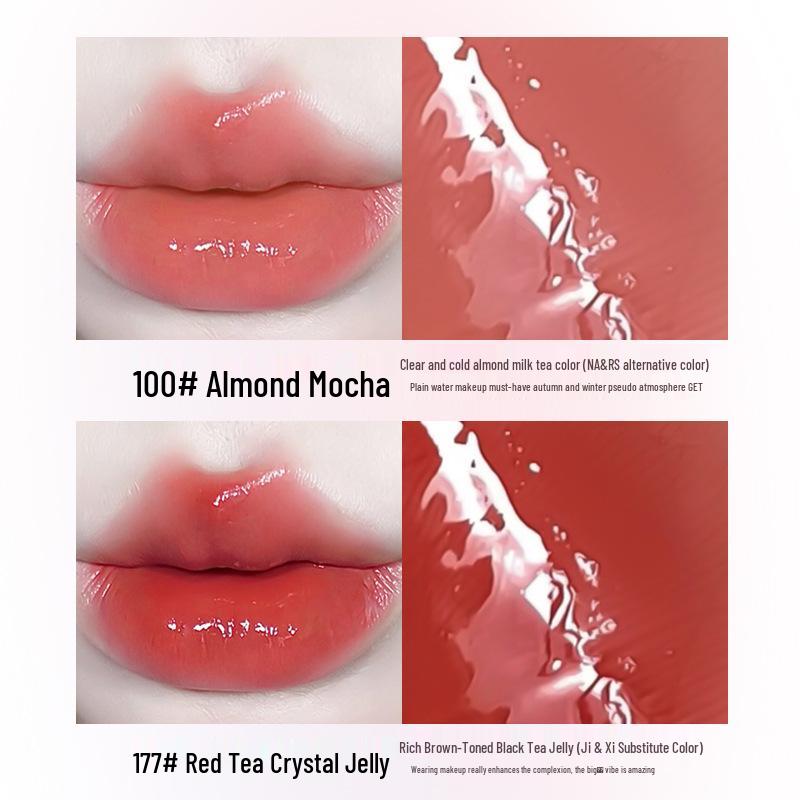 NOVO5989 Charming Translucent Lipstick: Non-fading, Non-stick, Bare Face Enhancing, Perfect for Students.