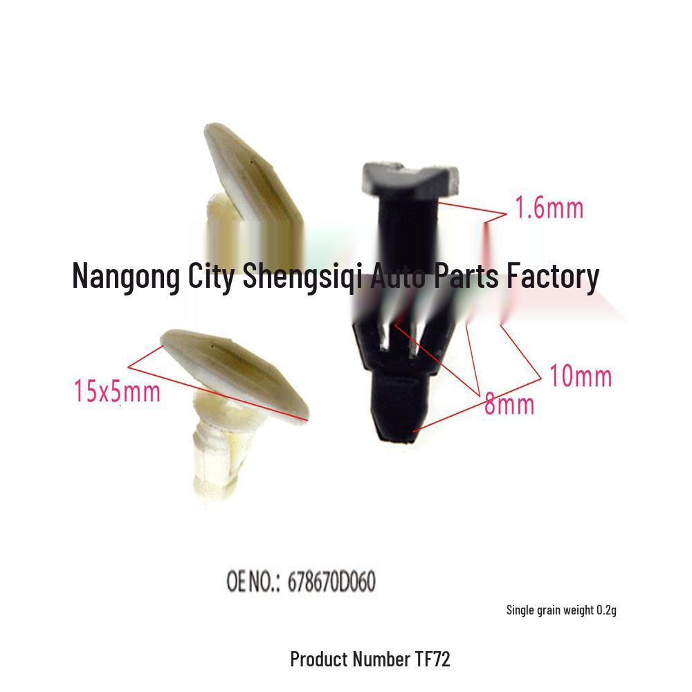 

Door and Window Trim Seal Strip Kit with Rivets and Clips for Installation 10000 mm