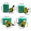 3D Simulation Cuckoo Silicone Mold Bird Shape Cake Decoration Tools Sparrow Sculpture Chocolate Candle Molds Birds Mould
