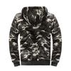 Autumn and Winter Men's Velvet Camouflage Hoodie, Men's Slim Fit Jacket, Youth Jacket, Velvet Hoodie, Korean Casual Cardigan, Thick Hoodie