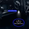 FA92pcs Car Door Badge Wireless HD Projector Lamp Welcome LED Light Stickers For Mercedes Benz C350 C180 C200 C250 C300 C Class W20