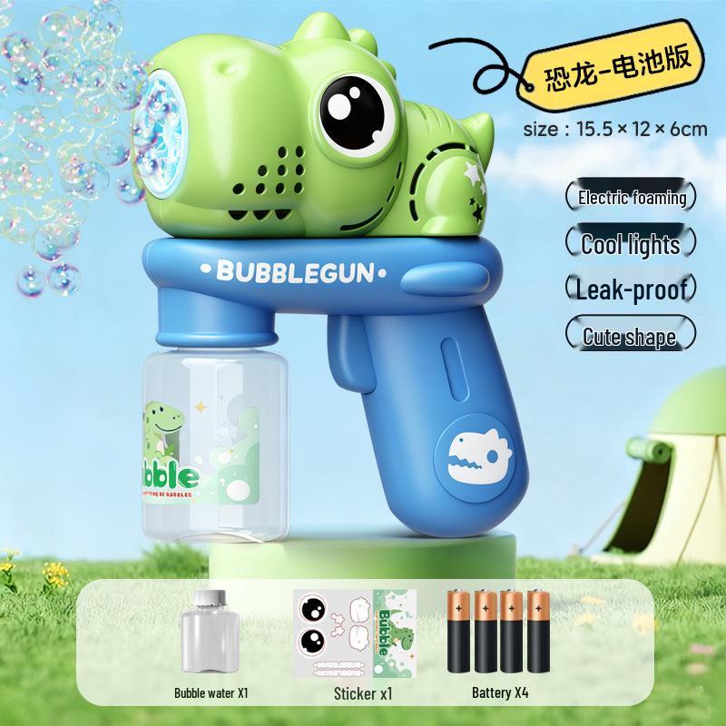 Automatic Cartoon Elephant Bubble Machine - Handheld Blower with Solution for Kids, Boys & Girls
