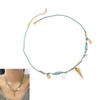 Bohemian Fish Pendant Adjustable Braided Cord Necklace Jewelry Gold Copper Oceanics Charm for Women