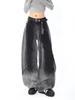 Women's Autumn Retro Gradient Wide-Leg Jeans