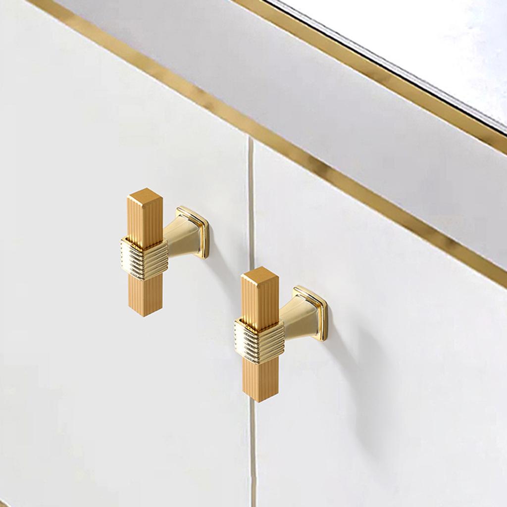 2pcs Aluminum Alloy Wardrobe Drawer Handle, Furniture Hardware Handle