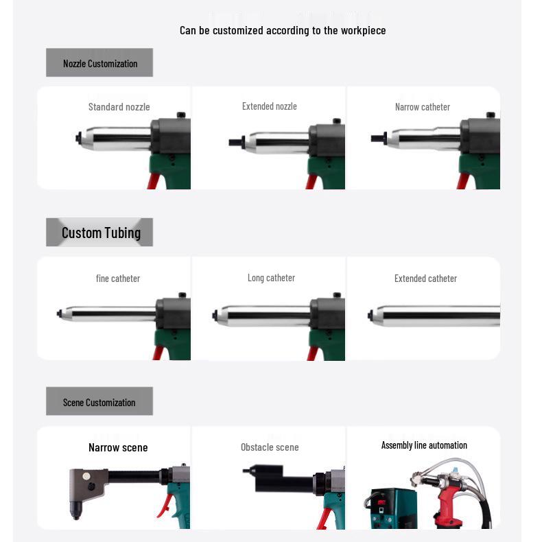 Taiwan Industrial-Grade Automatic Pneumatic Rivet Gun for Aluminum & Stainless Steel Rivets