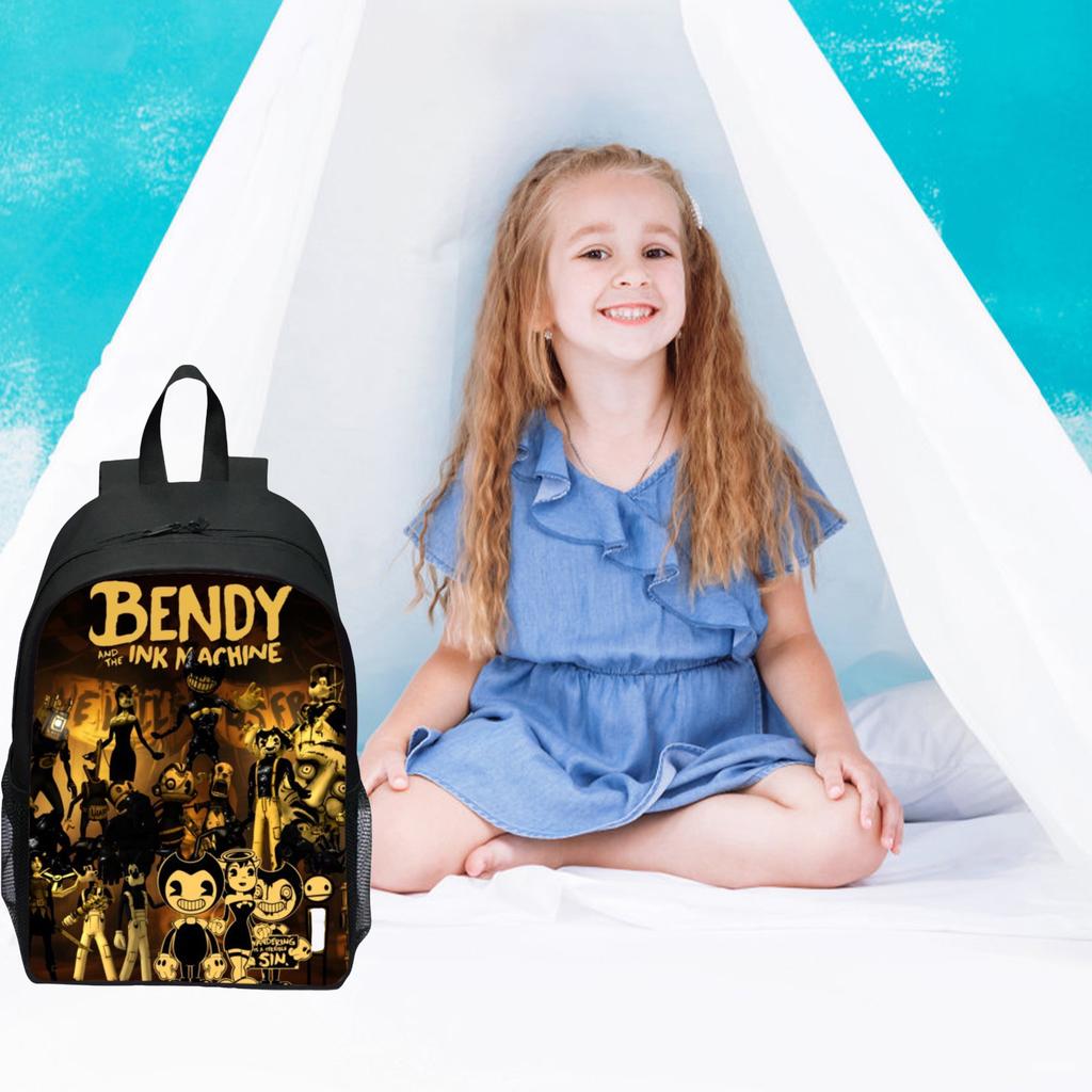 Large-capacity Backpack For Primary And Secondary School Students, Cartoon Shoulder Bag And Pencil Case For Children