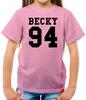 Becky 94 - Koszulka Dziecięca - Śpiewaj Piosenkarz Teksty Fan Miłość Trasa Koncert